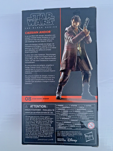 Star Wars The Black Series Cassian Andor giocattolo scala 6 pollici Star Wars: Andor - Foto 2 di 5