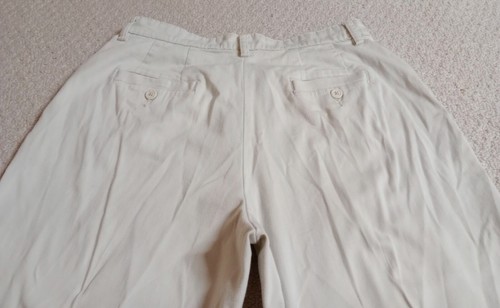 Lee Womens Size 12 Medium White Cotton Blend Capris 23 - Picture 4 of 6