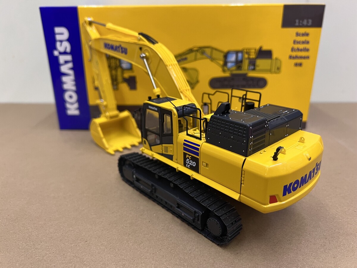 1:43 For KOMATSU PC520LC-11M0 Excavator Alloy model Gifts | eBay