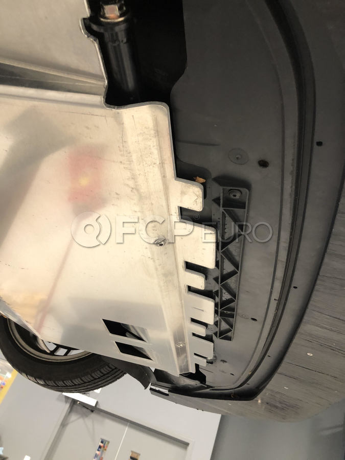 MK7 Volkswagen GTI Aluminum Skid Plate Kit Four Rings Auto fits