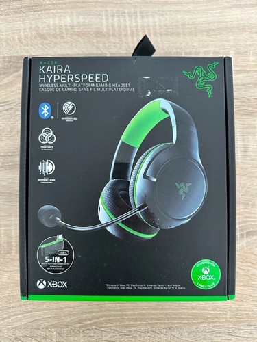 Auriculares inalámbricos para juegos Razer Kaira Pro para Xbox Series X/S negros/verdes. - Imagen 4 de 4