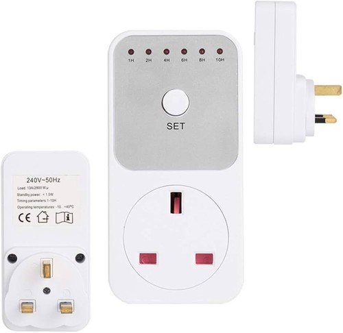 Interruttore Timer Conto alla Rovescia Smart Control Spegnimento Automatico Presa Plug-in - Foto 6 di 7