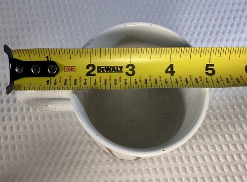 Set Weiß & Gold Gitter Quadrat Karomuster Becher Gesprenkelt Vorhängeschloss C Griff - Bild 20 von 20