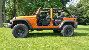 Details About Front Tube Doors 1 Pair Jeep Wrangler Jk 2007 2017 Safari Doors