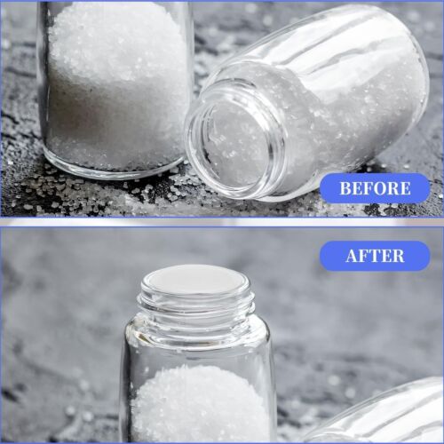 60PCS 6 Size Salt and Pepper Shaker Stoppers - Plastic Reusable Round End Cap... - Picture 3 of 8