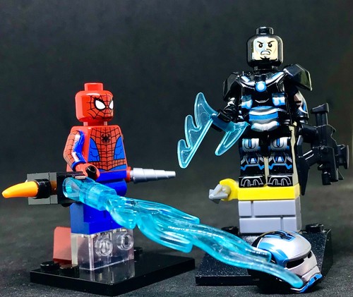 LEGO ©  SPIDER-MAN MARVEL + TONY STARK HERO IRON MAN AVENGERS WORLD - Imagen 3 de 7