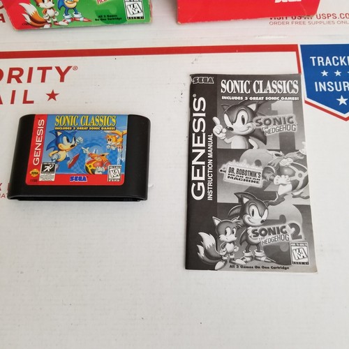 Sonic Classics 3 in 1 KOMPLETT IN BOX CIB The Hedgehog Sonic 1 2 Dr. Robotnik - Bild 4 von 12