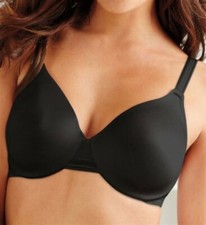 New Bali 40C One Smooth U Smoothing & Concealing Underwire Bra 3W11 Black #72424