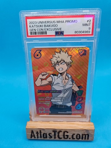 PSA 9 MHA Universes Katsuki Bakugo - Gencon 2023 Promo GRAIL