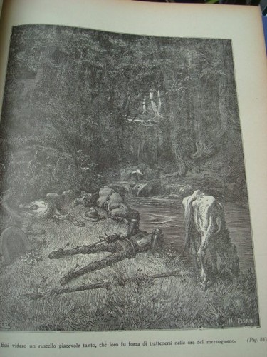 CERVANTES-DON CHISCIOTTE DELLA MANCIA-ILLUSTRATO DA DORE'-QUATTRINI 1925-OTTIMO - Foto 3 di 6
