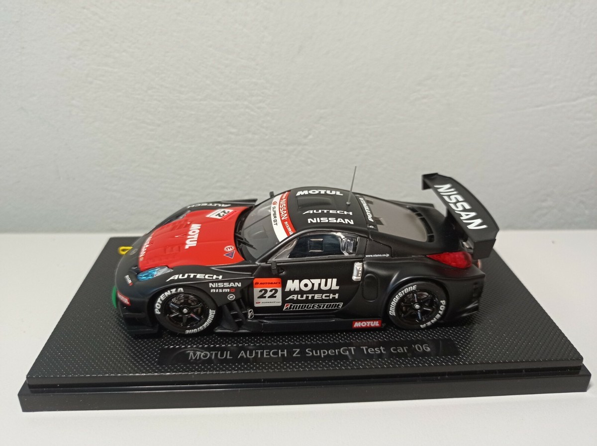 RARE EBBRO 1:43 NISSAN MOTUL AUTECH Z SUPER GT TEST CAR 2006