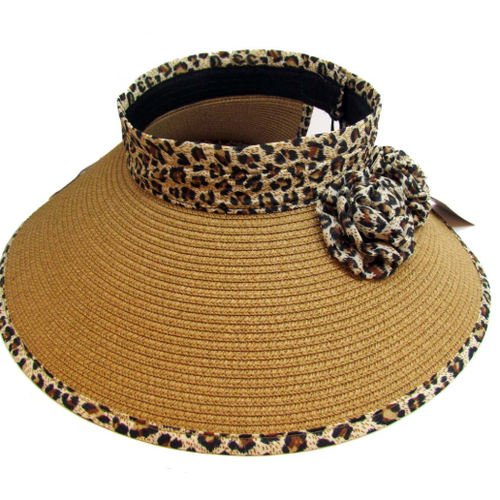 USA Women's Summer Large Floppy Folding Wide Brim Cap Sun Straw Beach Visor Hat - Picture 11 of 36