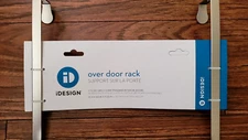 NEW iDesign 31740 Over-The-Door Rack, Chrome - Quantity 1
