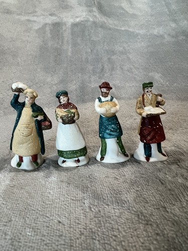 Department 56 Heritage Village Colección Set de 4 Tenderos 5966-8 - Imagen 1 de 10