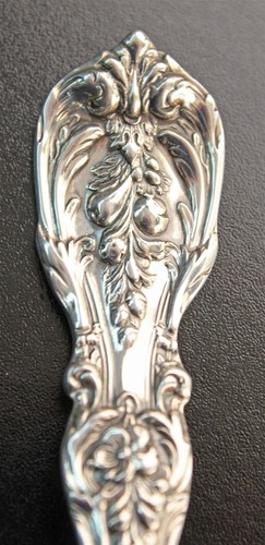Reed & Barton Sterling Francis I Grapefruit / Orange Spoon Ribbed Bowl MONO D - Picture 2 of 3