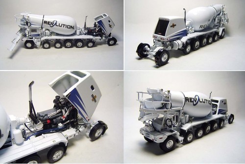 SWORD 1/50 CAMION TOUPIE BETON OSHKOSH series S Front Discharge Mixer REVOLUTION