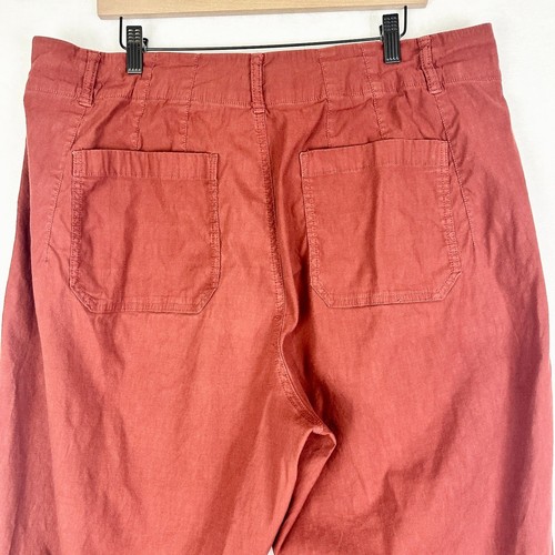 Anthropologie Maeve The Colette Cropped Hose weites Bein Größe 18W magischer Stoff - Bild 4 von 7