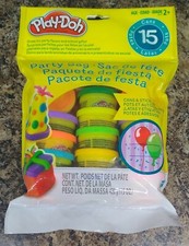 Play-Doh Party Bag Dough, 15 Count (assorted colors) , New Sealed