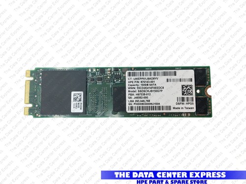 HPE 120GB SATA 6G M.2 2280 SSD 777262-B21 781565-001 | SUB 150GB INTEL S3520 SSD - Picture 2 of 5