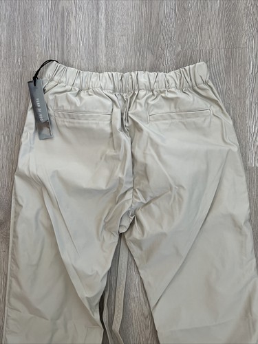 Fear Of God Sixth Collection Baggy Nylon Lounge Pants Bone Cream Colorway Size M