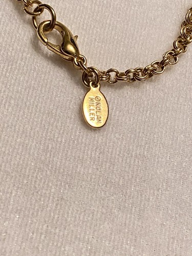 Nolan Miller Signed Gold Tone Chain Necklace - Picture 20 of 23