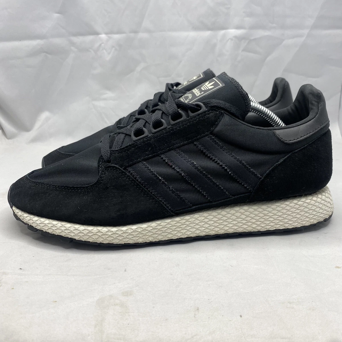 adidas Originals Forest Grove Core Black White Running Shoes Men Sz 11.5 B37960