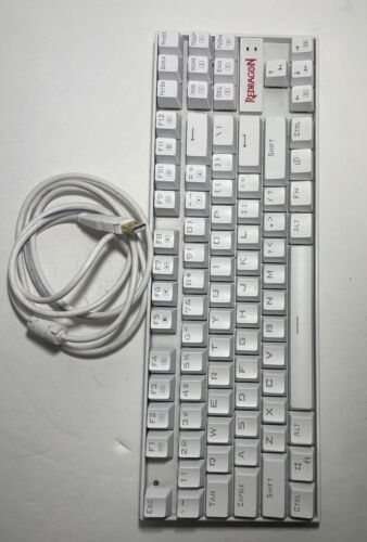 White RGB Redragon Kumara K552-WR Mechanical Backlit Keyboard - Picture 4 of 9