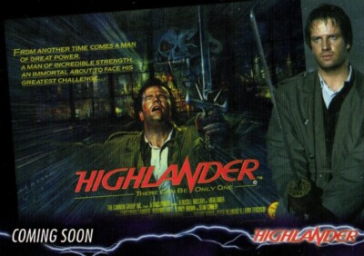 Highlander 20TH Anniversary Strictly Ink: P1 Promo Card