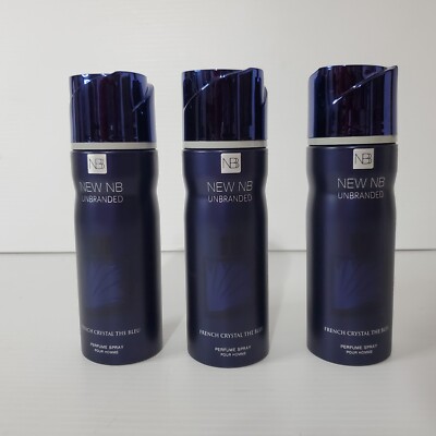 New NB Unbranded French Crystal The Bleu Perfume Spray Set Lot - Main Image