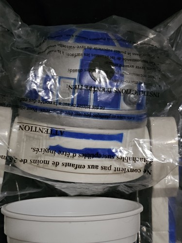 1996 Pizza Hut STAR WARS TRILOGY R2-D2 Promotional Cup & Topper/Straw NEW - Picture 5 of 6