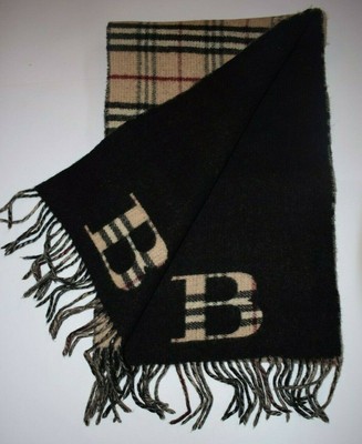 burberry scarf black