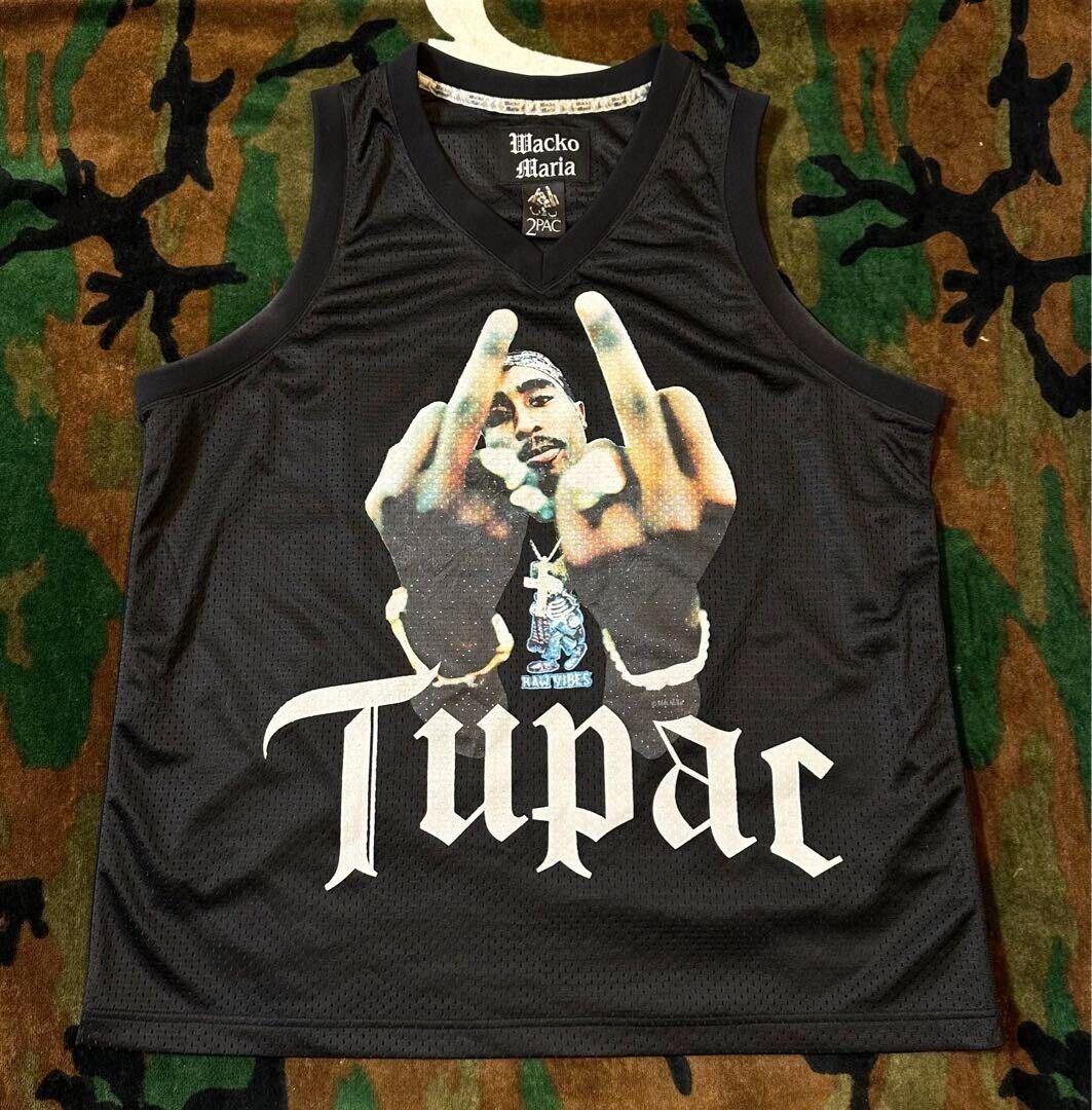 Wacko Maria 2PAC Basketball Jersey Tank Top TUPAC-WM-TT01 Wacko Maria 2PAC Basketball Jersey Tank Top TUPAC-WM-TT01
