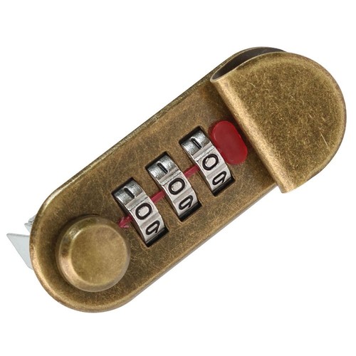 DIY Notepad Password Lock Waterproof Briefcase Lock Durable Alloy Lock Luggage - Photo 6/19