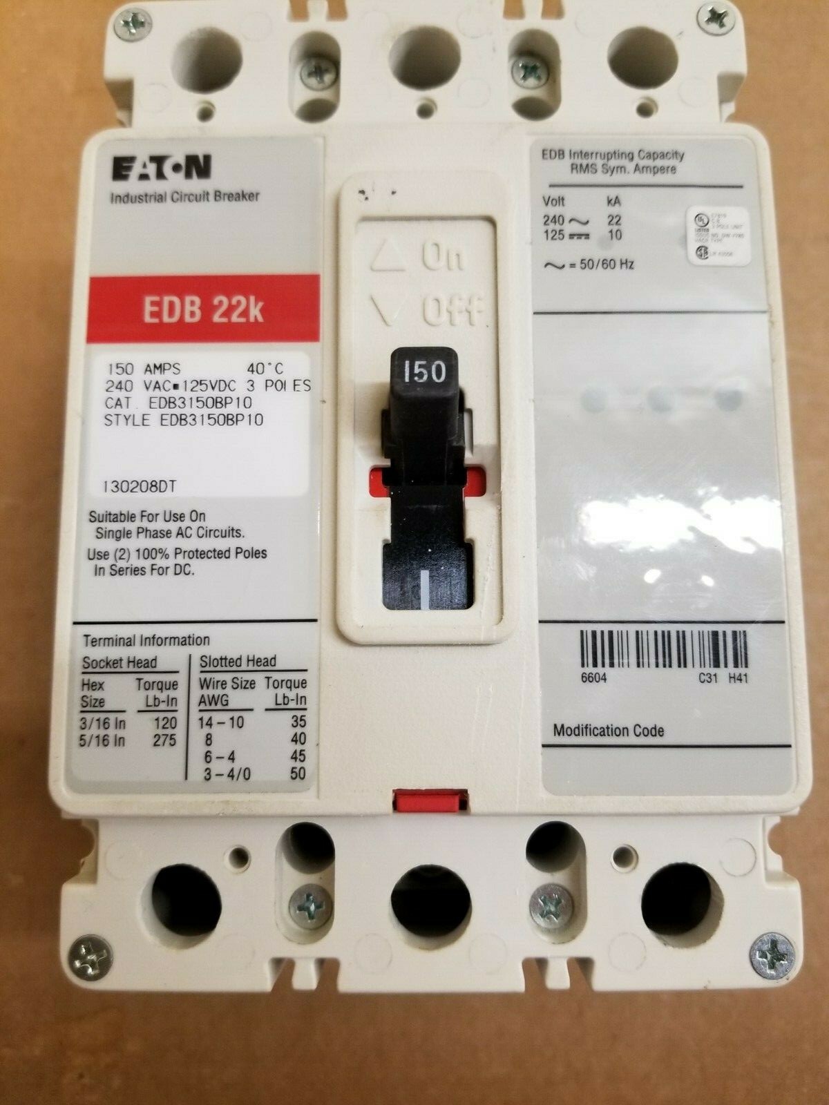 Eaton Chfafgf120 Plug