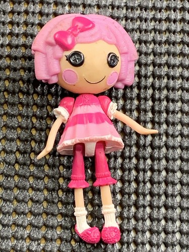 Mattel Lalaloopsy Mini Doll Purple Hair Black Buttons Eyes 3” in  - Afbeelding 1 van 4