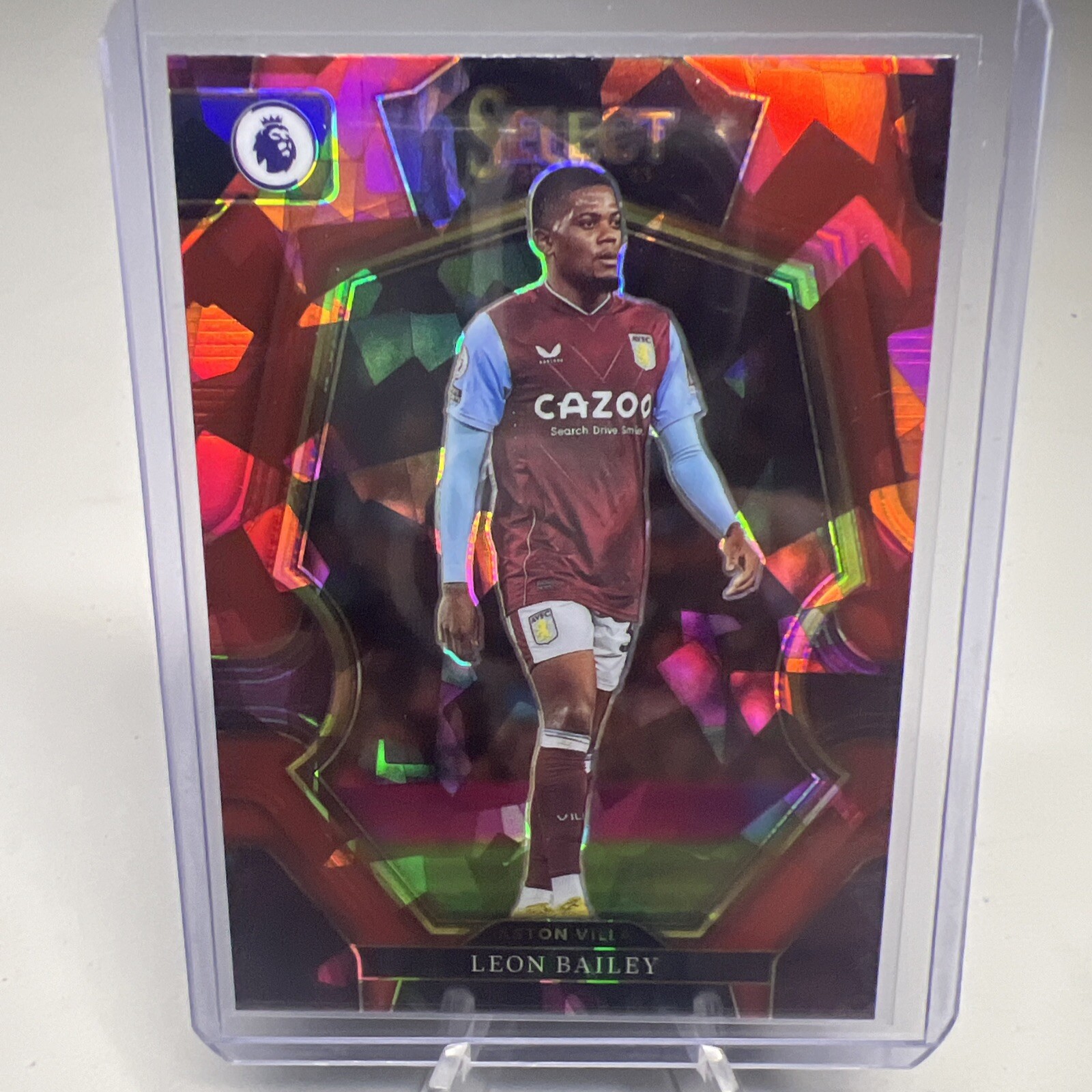 2022-23 Panini Select Premier League Mezzanine Red Prizm Leon Bailey #139