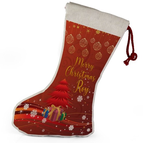 Medias de Navidad personalizadas regalo niño niña Santa bolsa de medias Navidad 11 - Imagen 10 de 11