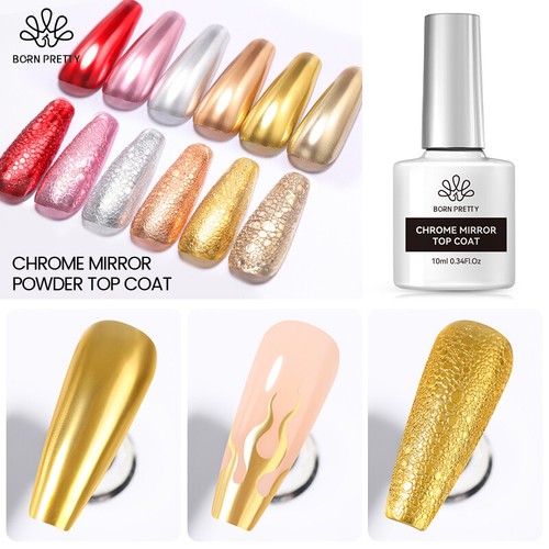 BORN PRETTY 10 ml Funcional Gel Esmalte Espejo Polvo Capa Superior Remojo Lámpara UV - Imagen 14 de 17