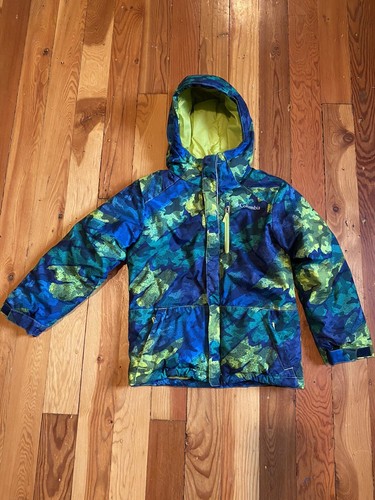Columbia Lightning Lift Youth/Boys size Xs 6/7 Hooded jacket Blue - Picture 2 of 4