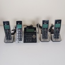AT T CL83463 DECT 6.0 Cordless Phone Digital Answering System w/ 4 Handsets