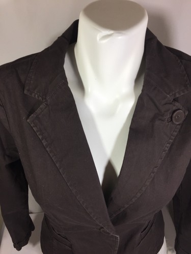 Unbranded Women Brown Blazer Size Small Casual Long Sleeve Button Up Bin55#60 - Picture 10 of 12