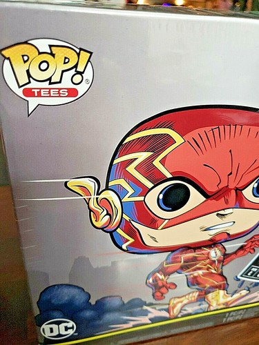 Funko Pop! DC Collection The Flash Vinyl Figur & T-Shirt von Jim Lee NEU - Bild 4 von 10