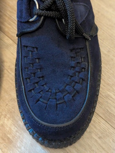 Underground Wulfrun Creepers Blue Suede Leather Platform Shoes Size UK 7 VGC - Picture 10 of 17
