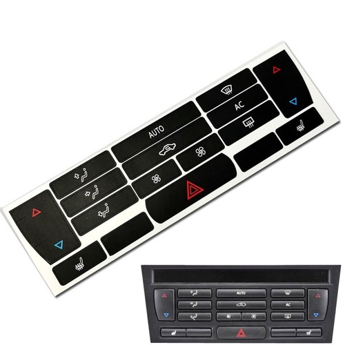 Button Repair Sticker Climate Control Decals Practical Use Push Button Type - Picture 2 of 12
