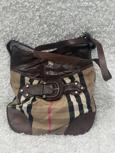 Burberry Tasche Beige House Check Canvas Bromley - Bild 1 von 14