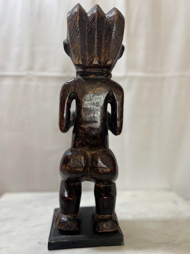 Fang Reliquary Figure Gabon 11" X 3"X2" African Art Deco - Picture 5 of 10