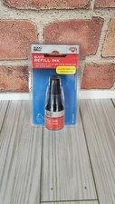 COSCO 2000PLUS Self-Inking Refill Ink Black .9oz Bottle Precision Applicator Tip