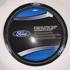Authentic Ford Steering Wheel Cover Universal Ford Emblems fits 14.5"-15"