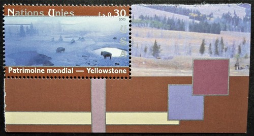 United Nations Geneva 2003 World Heritage USA Part Set with Tabs MNH Mint - Picture 2 of 4