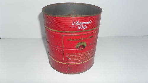 Vintage Tin Folger's 2lb 7oz Coffee can (S17) - Picture 3 of 3